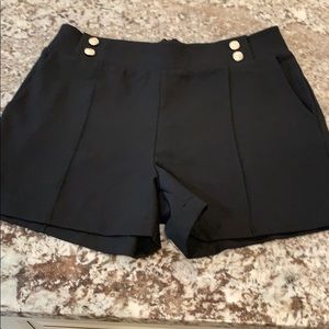 Black dress shorts